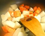 リメイク☆唐揚げと大根の炒め煮作り方3写真