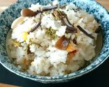 山菜～☆わらび人参しめじの炊き込みご飯★作り方4写真