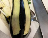 豚ひき肉とナスとニラの中華炒め作り方1写真