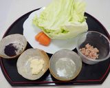 春キャベツの梅しそマヨ和え作り方1写真