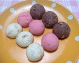 ナッツグラノーラクッキー♪ココアとピンク作り方13写真