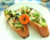 セロリの胡麻塩昆布レモントースト作り方5写真