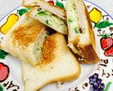 ピーマン・キャベツのホットサンド〜母の味作り方6写真