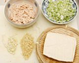 ツナ•マーボー豆腐作り方1写真