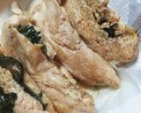 簡単】ささみの梅肉と大葉のはさみ焼き♪作り方6写真