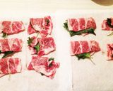 生姜焼き用肉で♬梅しそ香る一口カツ作り方4写真