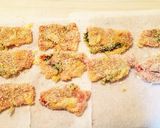 生姜焼き用肉で♬梅しそ香る一口カツ作り方6写真