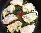 生姜焼き用肉で♬梅しそ香る一口カツ作り方7写真
