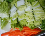 とろ旨♪白菜と豚肉の甘酢あん豆腐作り方1写真