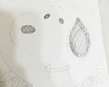 スヌーピー キャラケーキ作り方1写真