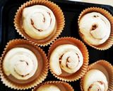 シナモンロールｷｬﾗﾒﾙﾁｮｺチップ入り作り方6写真