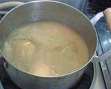 やみつき☆サツマイモとみょうがのお味噌汁作り方3写真