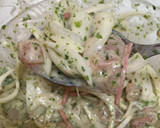 新玉ねぎと鶏肉のかき揚げ〜お好み焼き風〜作り方4写真