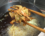 新玉ねぎと鶏肉のかき揚げ〜お好み焼き風〜作り方5写真