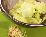 簡単中華！キャベツと海老のふわふわ卵炒め作り方1写真