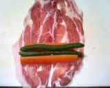 いんげんと人参の豚肉巻き作り方2写真