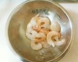 ふんわりたまご♥海老とアスパラのマヨ炒め作り方1写真