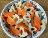 お弁当に♪蓮根と人参のなます炒め♪作り方4写真