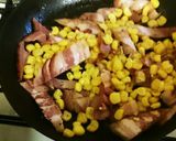 ♪コーンとベーコンのバター炒め作り方1写真