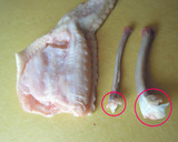 鶏手羽の骨を簡単に抜く方法作り方6写真