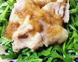 ココナッツオイルで☆春菊と豚肉の南国ご飯作り方8写真