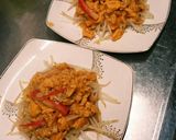 節約絶品シャキ食感もやしカニかま卵餡掛け作り方6写真
