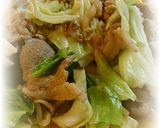 超簡単！豚肉とキャベツのオイスター炒め♪作り方4写真
