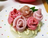 記念日に！ミッキー☆バラ☆ポテトサラダ作り方5写真