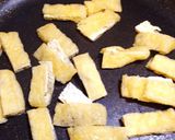 簡単！ヘルシー！水菜と油揚げの温サラダ作り方2写真
