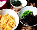 いかなごのくぎ煮とふわふわ卵の混ぜご飯作り方1写真