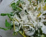 春野菜「菜の花」の「かき揚げ」天婦羅作り方9写真