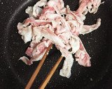 ☆簡単☆豚バラ肉とニラの中華風炒め☆作り方2写真