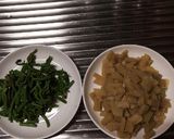 旬のタケノコとワラビの混ぜ御飯作り方3写真