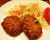お肉タッブリ！ジューシーメンチカツ作り方11写真