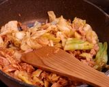 キャベツと豚肉　回鍋肉作り方5写真