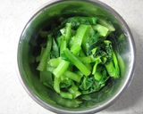 小松菜と油揚げのシャキシャキ炒め作り方3写真