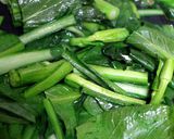 小松菜と油揚げの味噌風味作り方3写真