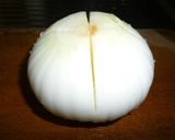 新たまねぎを丸ごと食べよう！レンジで５分作り方1写真