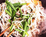 ☆簡単☆豚バラ肉とニラの中華風炒め☆作り方4写真