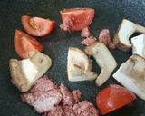 野菜たっぷりコンビーフランチスープ。作り方1写真