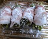 水菜の豚肉巻作り方3写真