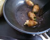 水菜の豚肉巻作り方5写真