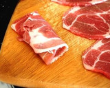 玉ねぎの豚肉巻きしょうが焼き風作り方1写真