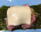 おにぎらずの節約包み方♡私の一番お勧め作り方8写真