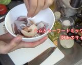 美味じゃがいもと新玉ねぎ白菜ソースサラダ作り方3写真