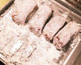 豚肉ふきのとうぐるぐる巻き作り方5写真