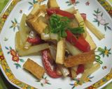 厚揚げと白菜のオイスター炒め作り方5写真