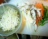 野菜たっぷり簡単チンジャオロース風作り方1写真