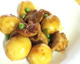 新じゃがいもと鶏肉のうま煮作り方7写真