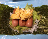 半切海苔でおにぎらず♡卵焼きに鮭と明太子作り方10写真
